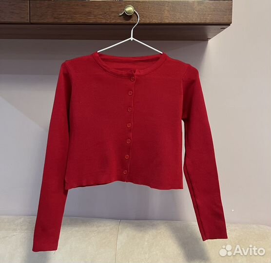 Кардиган красный