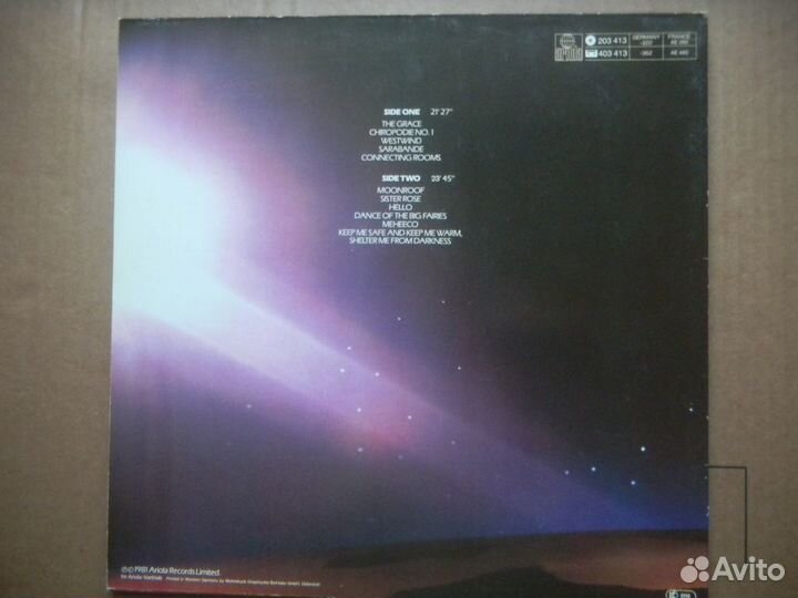 Sky /Sky 3 Germany. Ariola G/F 1981 год LP EX/EX++