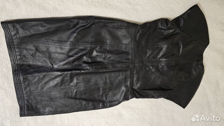 Кожаное платье натуральная кожа