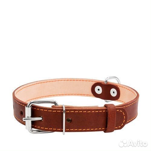 818. Ошейник двойной (ширина 25мм длина 38-50см )
