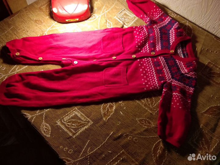Вязанный комбинезон