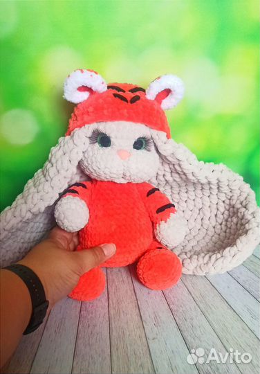 Зайка в костюме тигра