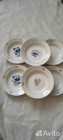 Тарелки советские