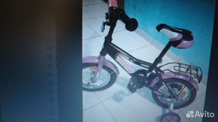 Детский четырехколесный велосипед