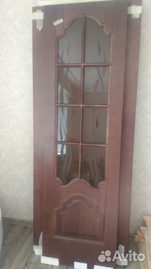 Двери межкомнатные из шпона с коробкой новые