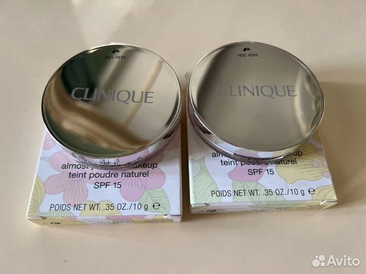 Clinique пудра 01 02