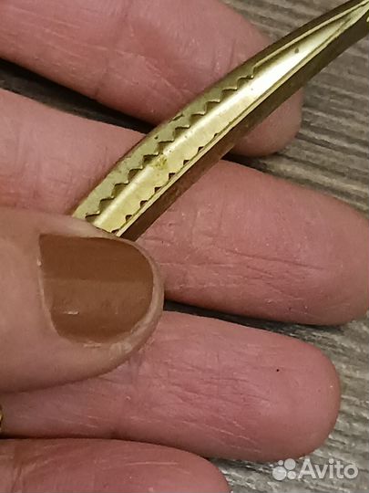 Зажим для галстука винтаж металл