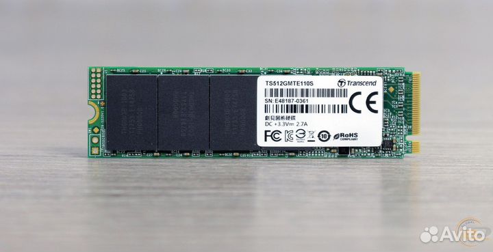 Новый SSD накопитель 1 тб Transcend MTE110S M.2