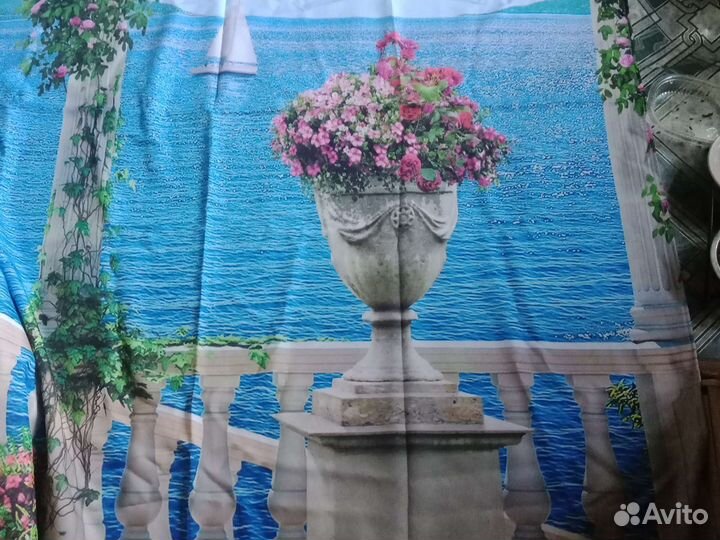 Фотошторы балкон на море
