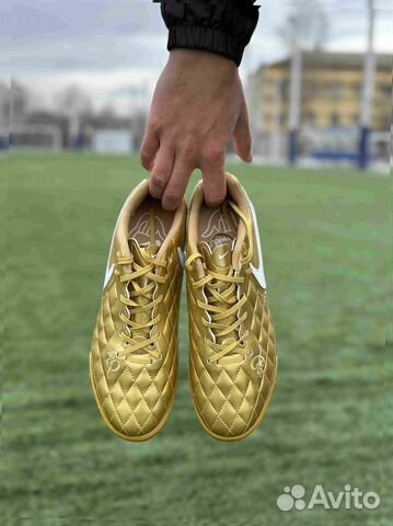 Сороконожки Nike Tiempo Legend gold