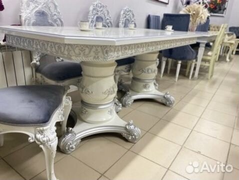 Комплект гостиный стол со стульями