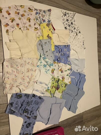 Пакет вещей на новорожденного