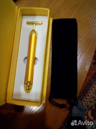 Золотой ионный вибромассажер