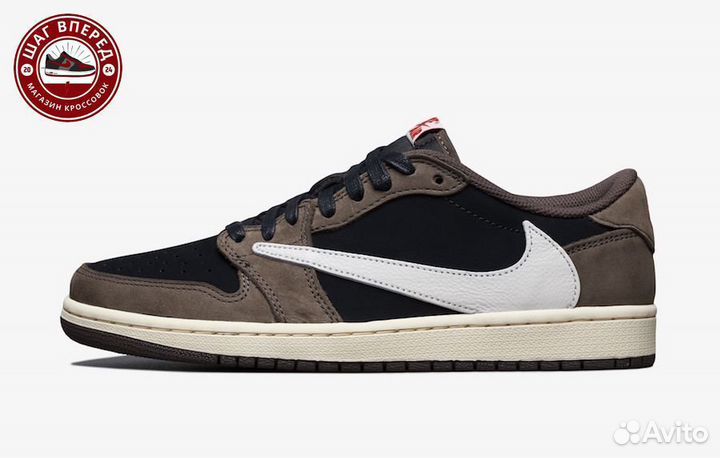 Кроссовки Travis Scott x Air Jordan 1 Low Mocha S