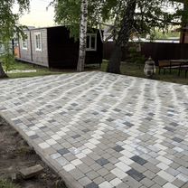 Укладка тротуарной плитки,брусчатки асфальт, Красноярск