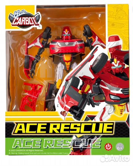 Трансформер Hello Carbot Ace Rescue 20см S1 42886