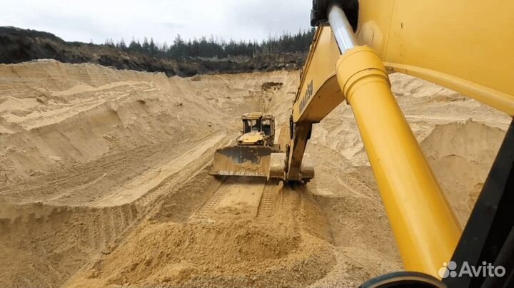 Песок строительный в наличии