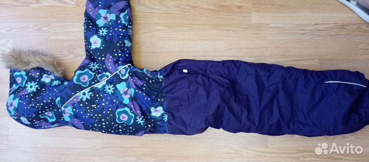 Зимний комбинезон для девочки 128размер