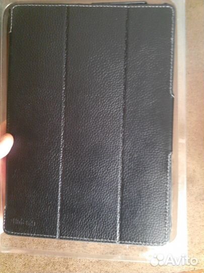 Чехол для планшета Apple iPad Air черный кожа