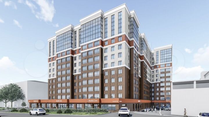 1-к. квартира, 51,8 м², 4/12 эт.