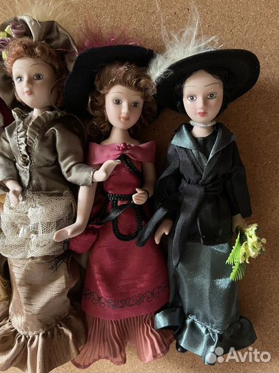 Фарфоровые куклы Дамы эпохи