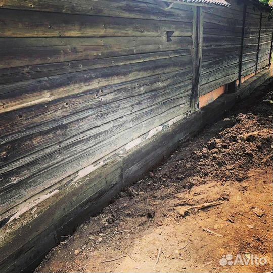 Подъем домов замена венцов