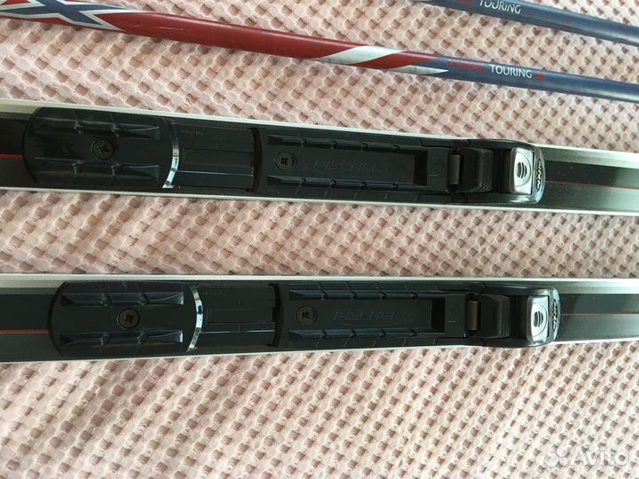 Лыжи Fisher, палки Swix, и ботинки