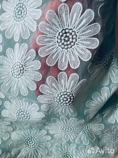 Блуза MS нарядная 46 короткая полупрозрачная