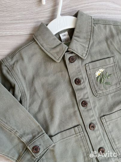 Джинсовая куртка h&m 86р новая