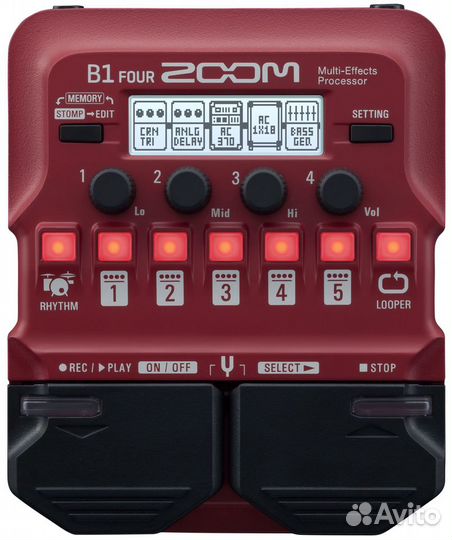 Басовый процессор Zoom B1 four