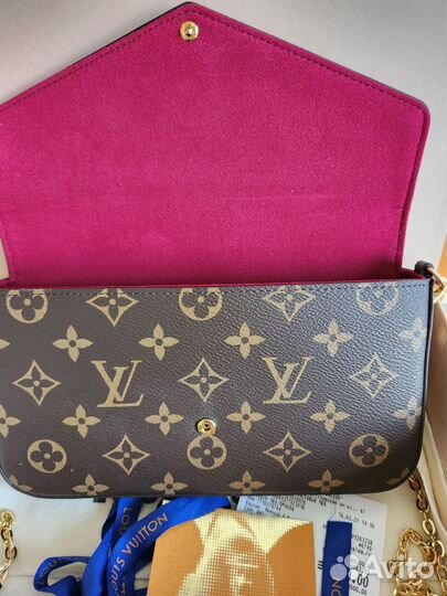 Сумка клатч louis vuitton felicie оригинал