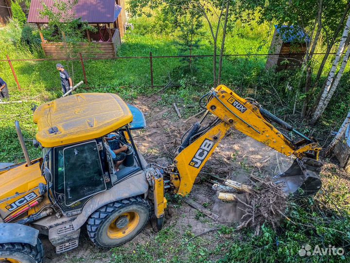 Расчистка участка Благоустройство Вывоз мусора