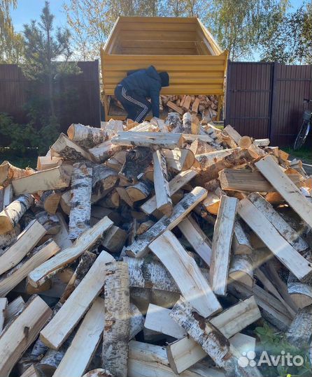 Дрова березовые колотые