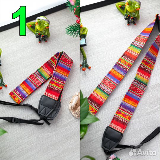 Разноцветный Ремень для Фотоаппарата (Новый)