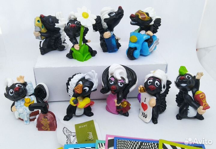 Серии киндер медведи носатики мыши бегемотики и др