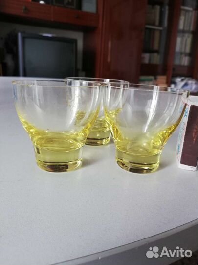 Стопки СССР из цветного стекла