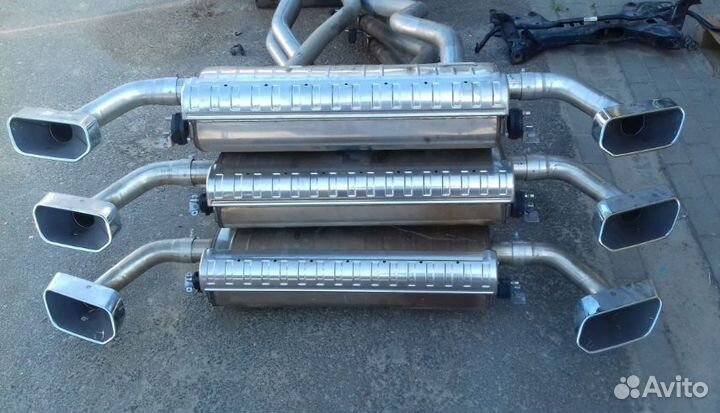 VW touareg III 3.0TDI выхлопная система