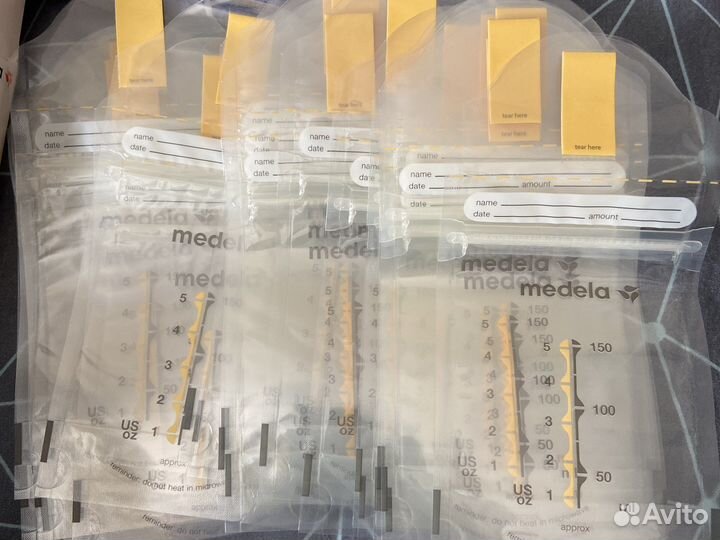 Пакеты для грудного молока medela