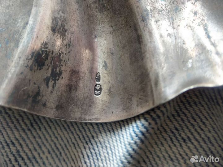 Серебряная конфетница известного мастера