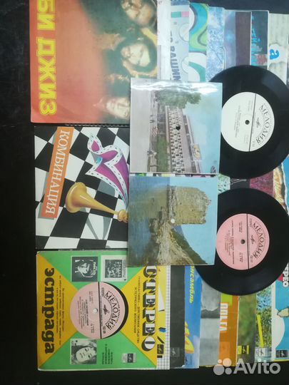 Виниловые пластинки СССР (маленькие)