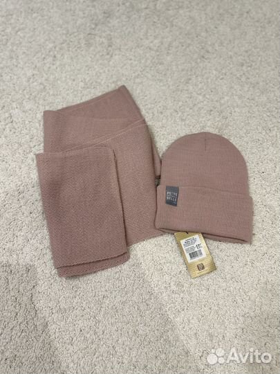 Комплект шапка и шарф женские