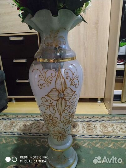 Ваза для цветов стекло