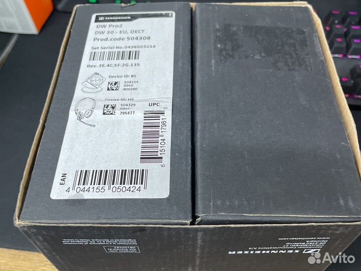 Гарнитура Sennheiser impact DW Pro 2