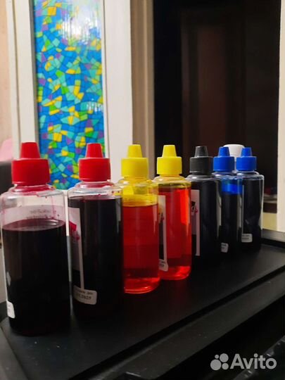 Принтер струйный Canon mp230 цветной + краски