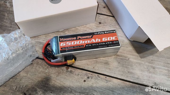 Аккумулятор lipo 6s 6500