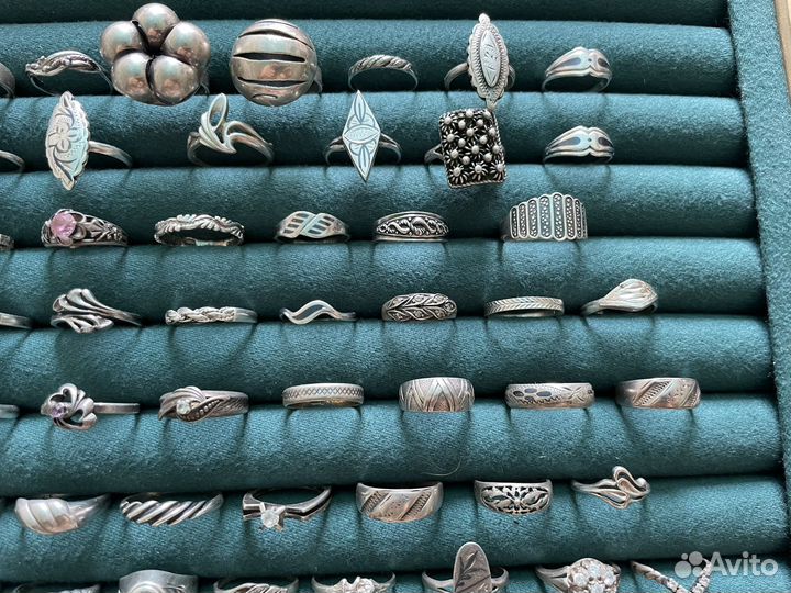 Винтажные серебряные кольца СССР