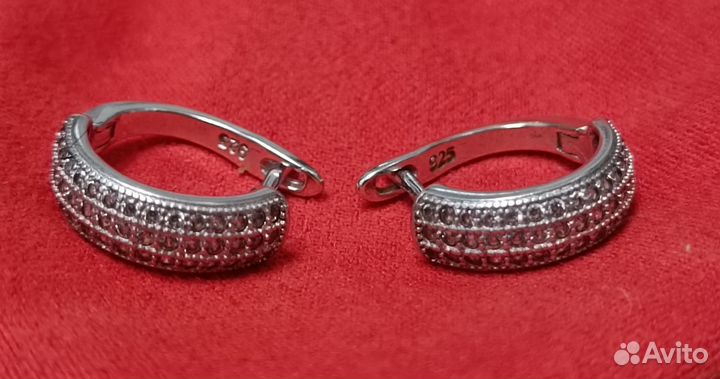 Серьги серебряные 925 проба