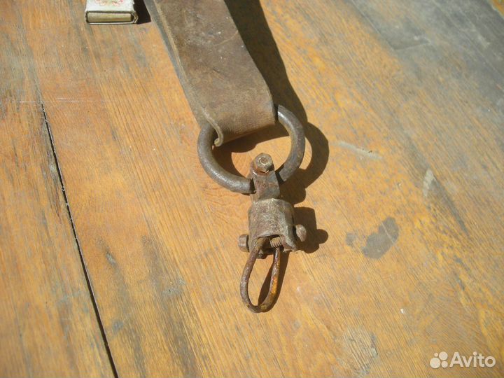 Ошейник для бычка старинный кожаный самовывоз