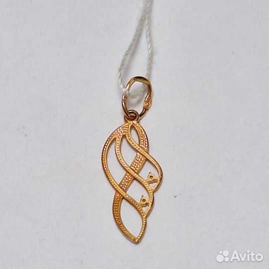 Золотая подвеска с Фианитом (3400)