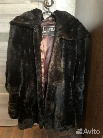 Шуба из натурального меха 44